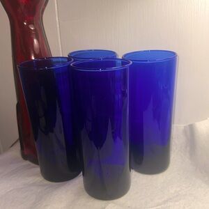 Cobalt Blue Drinking Glasses-4